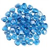 American Fire Glass Coastal Blue Luster Zircon Beads, 10 lb Bag ZIR-CSTBLLST-10